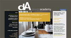 Desktop Screenshot of designacademy.sk